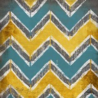 Teal & Gold Modele I Fine Art Print