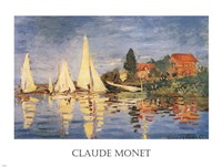 Regatta at Argenteuil Fine Art Print