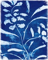 Azure Flora I Fine Art Print