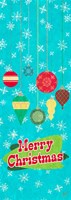 Merry Christmas Ornaments Fine Art Print
