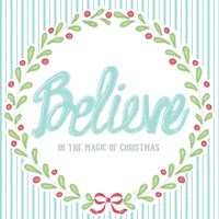 Christmas Wreath II Fine Art Print