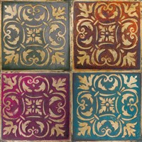 Moroccan Mosaic Patch II Framed Print