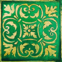 Green Mosaic Fine Art Print