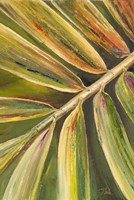 Green Close Up II Panel Framed Print