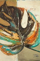 Contemporary Leaves II Framed Print