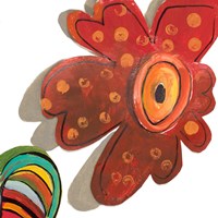 Collage Flowers II Framed Print