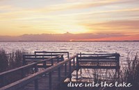 Dive Into The Lake Fine Art Print