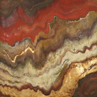 Lava Flow Square Fine Art Print