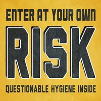 Enter at Your Own Risk Fine Art Print