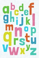 Alphabet of Colors I Fine Art Print