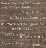 Encouraging Words Fine Art Print