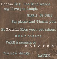 Encouraging Words Fine Art Print