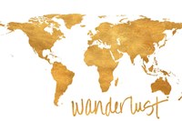 Wanderlust Map Fine Art Print