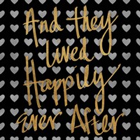 Happily Ever After Pattern Fine Art Print