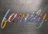 Family Sign Metal Fine Art Print