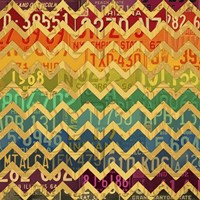 Patterns In The Road 1 Fine Art Print