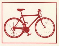 Red Bicycle Fine Art Print