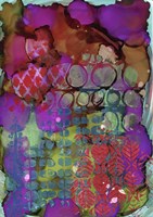 Texture - Purple Red Fine Art Print