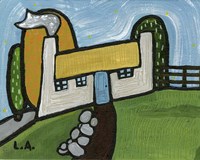 Cottage on a Slope Fine Art Print