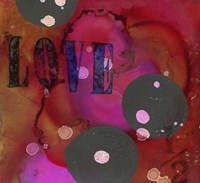 Texture - Love Red Fine Art Print