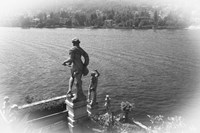 Overlooking Water BW Fine Art Print