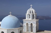 Santorini Church Framed Print