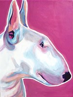 Bull Terrier - Bubble Gum Fine Art Print