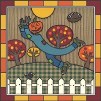Stitch The Scarecrow Football 1 Fine Art Print