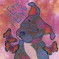 Pit Bull Puppy IV Fine Art Print