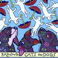Raining Cats on Dogs Fine Art Print