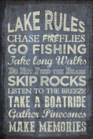 Lake Rules Fine Art Print