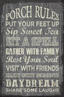 Porch Rules Fine Art Print