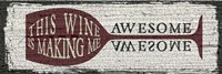 Wine Sign I Fine Art Print