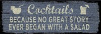 Cocktail Sign I Fine Art Print