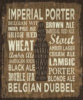 Craft Beer Sign III Fine Art Print