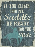 Climb in the Saddle Fine Art Print
