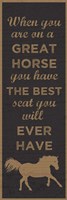 Best Seat Fine Art Print
