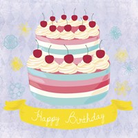 BDay Cake Fine Art Print