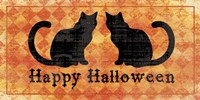 Cats - Happy Halloween Fine Art Print