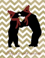 Bear - Baby It's Cold Outside Fine Art Print