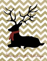 Deer - Home For the Holidays Fine Art Print
