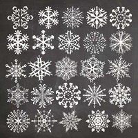 Christmas Chalk 2 Fine Art Print