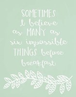 Impossible Fine Art Print