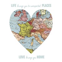 Love Map Fine Art Print