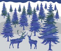 Deer in the Woods Fine Art Print