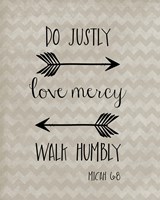 Do Justly Fine Art Print