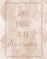 Awesome Fine Art Print