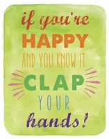 Clap Fine Art Print