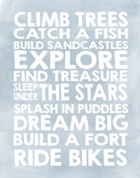 Climb Trees Fine Art Print