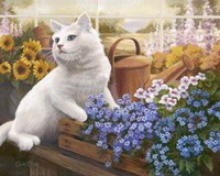 Guardian Of The Greenhouse Fine Art Print